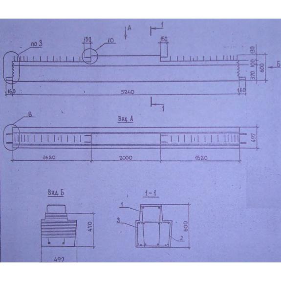 Ригель 1Р 6-2-53-2, Серия 1.020.1-2с/89 картинка анонса