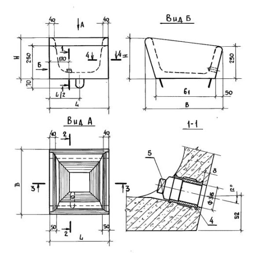 Кормушка КТИ 53-60-25, Серия 3.818.9-2 купить в Минске