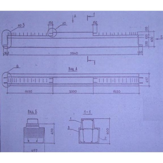Ригель 1Р 6-2-53-2, Серия 1.020.1-2с/89 купить в Минске