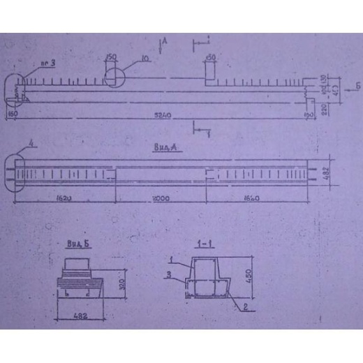 Ригель 1Р 4-53-1, Серия 1.020.1-2с/89 купить в Минске