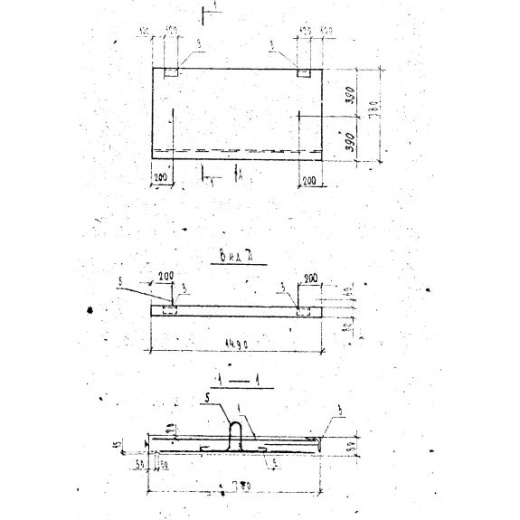 Карнизная плита КП 8-15-8 т, Серия 1.137.1 КЛ-3 купить в Минске