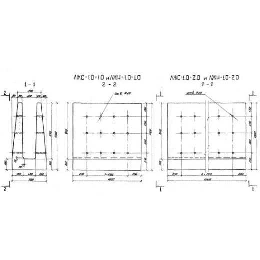 Лоток междушпальный ЛЖС 1,0-1,0, Серия 3.501-68 купить в Минске